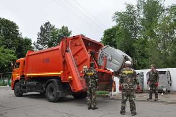 В МУП «Рыбницкое спецавтохозяйство» поступили новые контейнеры для мусора
