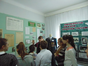 Рыбницкие школьники посетили музей боевой славы в день начала агрессии Молдовы против ПМР