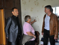 Вячеслав Фролов посетил квартиру семьи Мосийчук