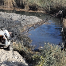 В Северной столице идут работы по санации русла реки Сухая Рыбница
