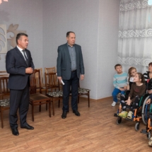 Президент Приднестровья проинспектировал ход работ на объектах, включенных в программу капитальных вложений (6)