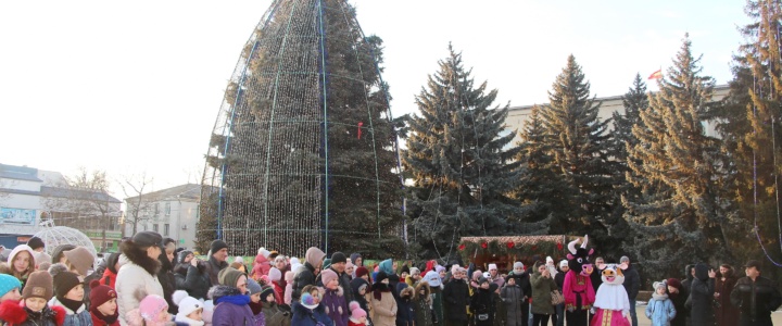 Сегодня в Рыбнице состоялось закрытие новогодней ёлки