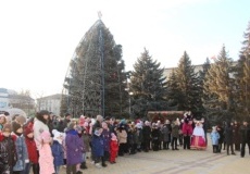 Сегодня в Рыбнице состоялось закрытие новогодней ёлки