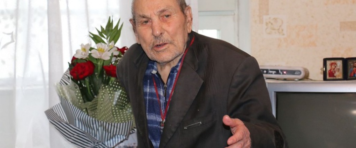 Ветеран Великой Отечественной войны Павел Хлыстал отмечает 99-летие