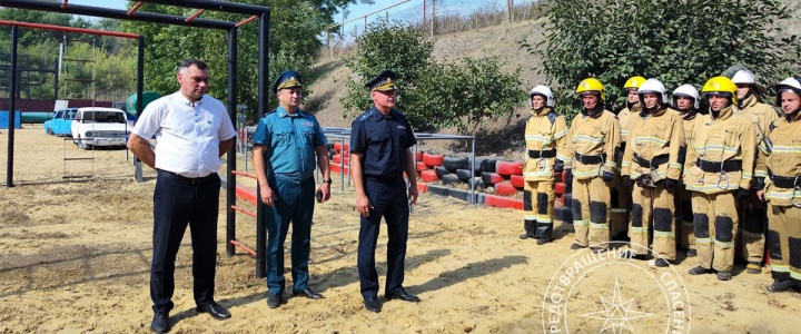 В Рыбнице появился огневой симулятор для спасателей и пожарных северных районов Приднестровья