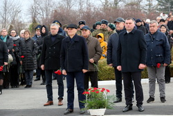 Церемония возложения цветов и истории защитников Приднестровья